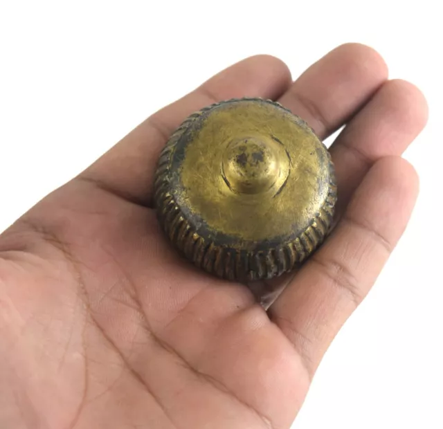 Unique Collectible Bronze Weight Measuring Tool Solid Metal Opium Weight G15-440