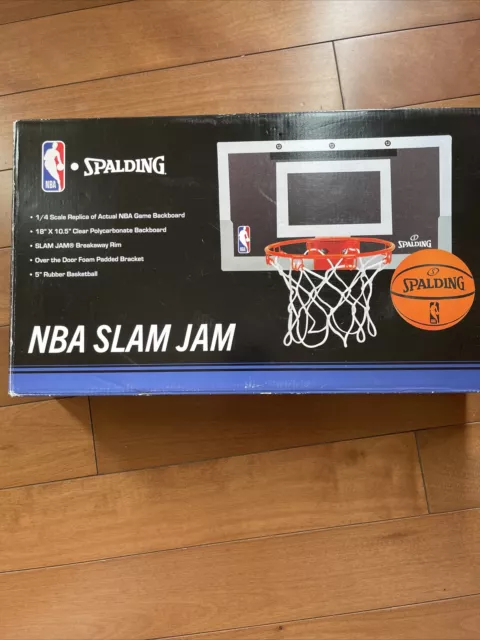 $26.48 Spalding NBA Slam Jam Over-The-Door Mini Basketball Hoop 门上篮筐 