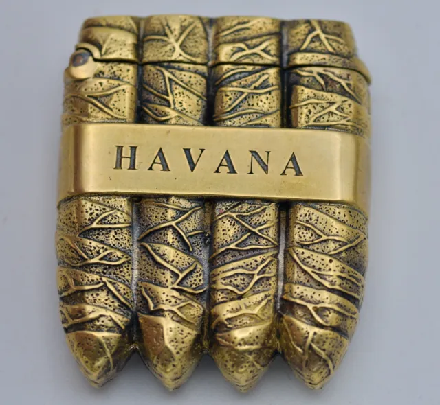 Antique Fantastic Havana Cigar Vesta case 