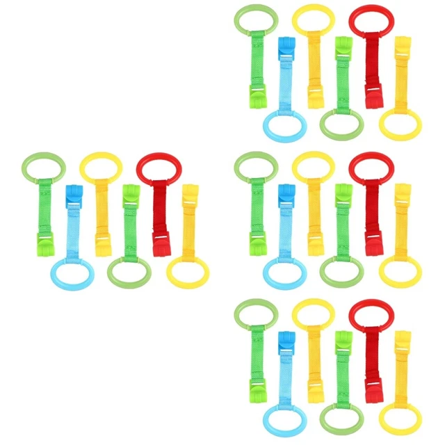 24 uds Soporte Para Correr Bebé Portátiles Anillos Izquierdos Bebé
