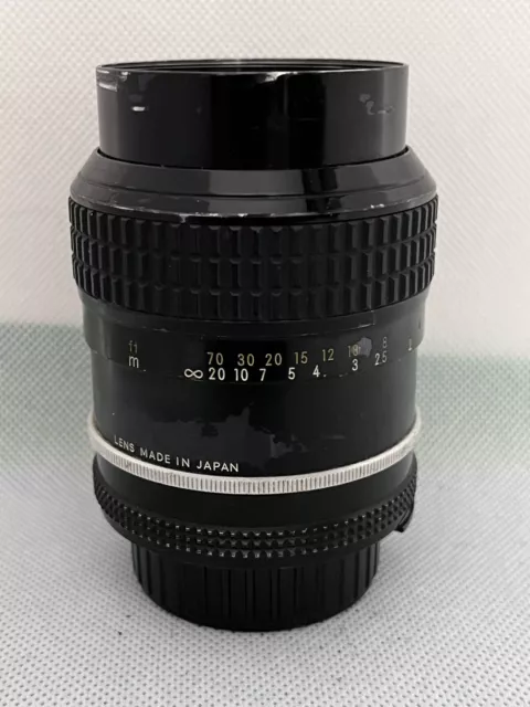 Nikon 105mm f2.5 MF Nikkor AI Lens - Well used