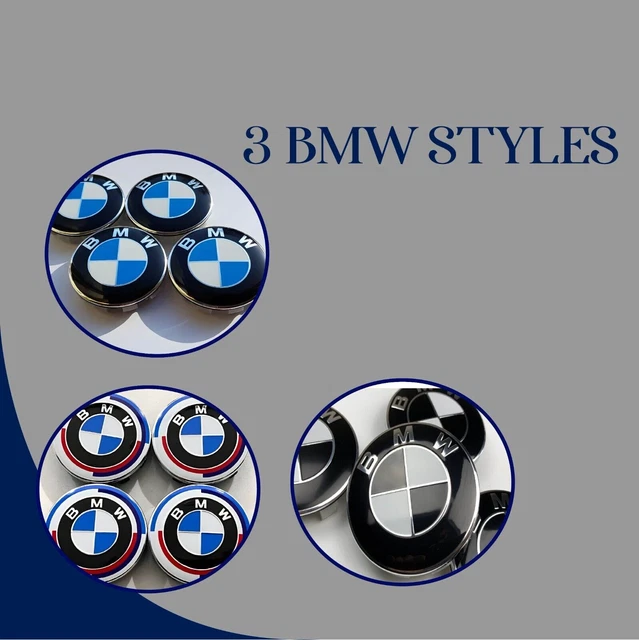 FOR BMW ALLOY WHEEL CENTRE CAPS E30,E36,E46,E92 1,3,5,6,7,X5 X6 M3 Z4