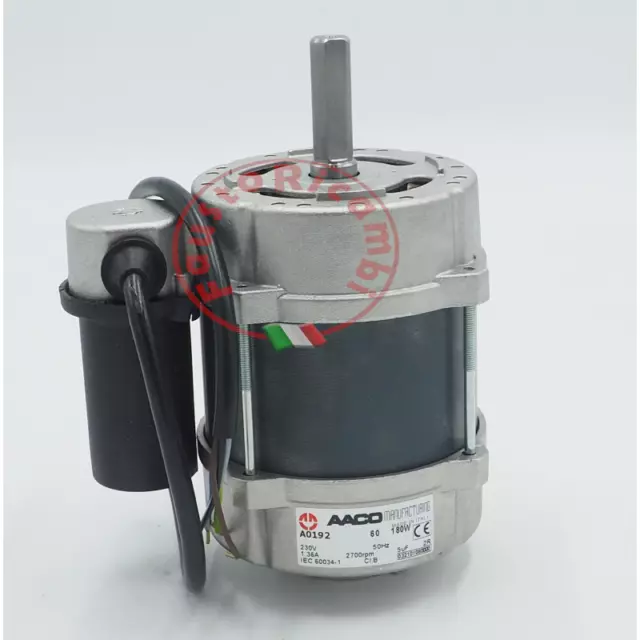 Aaco 180 W Burner Motor Condenser A0192 60M + Ø32 Pump Holder