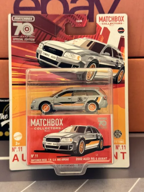 MATCHBOX Collectors Audi Rs6 Avant NEW 1:64 Diecast COMBINE POST
