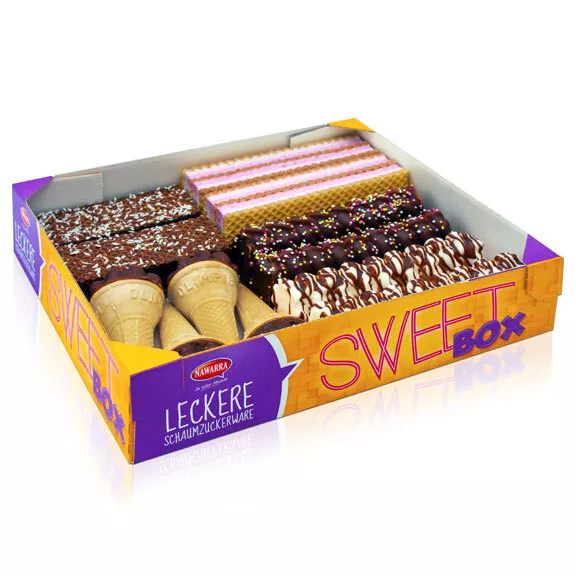 Nawarra Sweet Box Marshmallow Con Kakaohaltiger Fettglasur