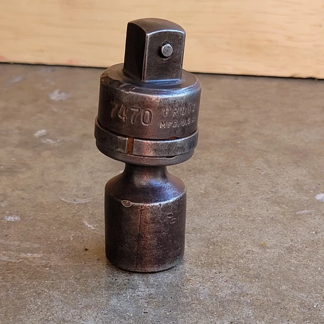 Proto Tools  7470 - 1/2" Drive Universal HD Impact Swivel Socket Adapter US MADE