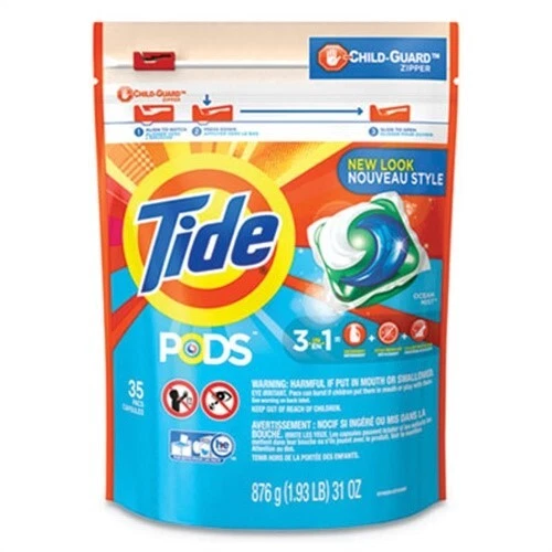 Pods, Laundry Detergent, Ocean Mist, 35/Pack
