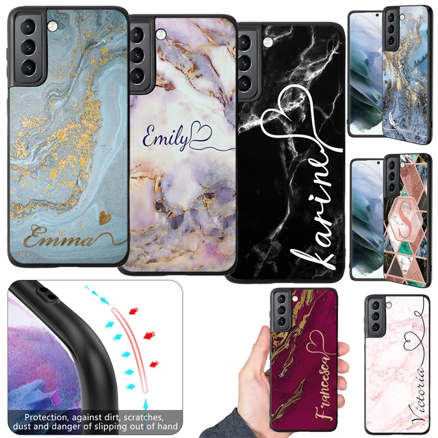Marble Retro Phone Cover For Samsung Galaxy A54 A13 S23 A14 S22 A03S Custom Case