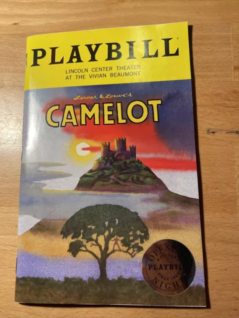 CAMELOT Apr 2023 Broadway OPENING NIGHT Playbill w STICKER Seal! PHILLIPA SOO +!