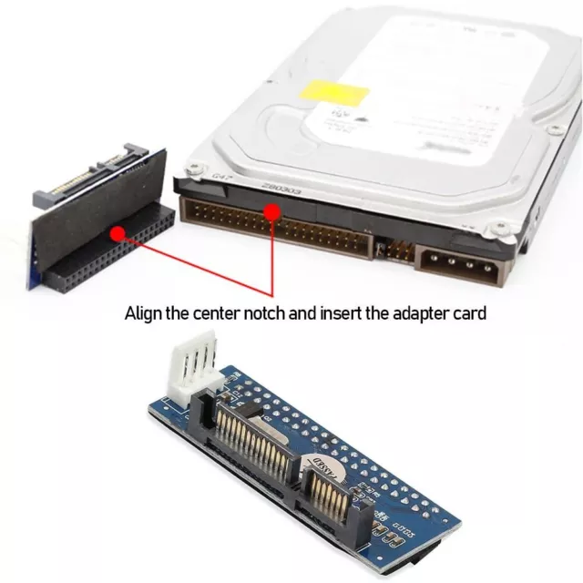 série Adaptateur de disque dur Adaptateur SATA IDE Connecteur SATA IDE à SATA