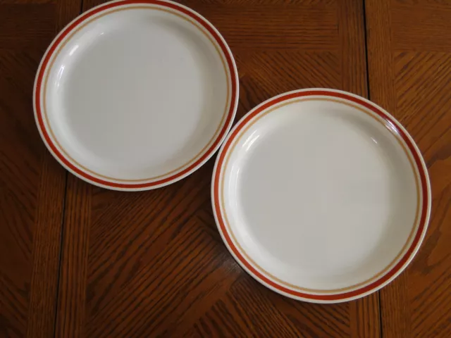 Set of 2 Corning Corelle CINNAMON Pattern 10¼" Dinner Plates