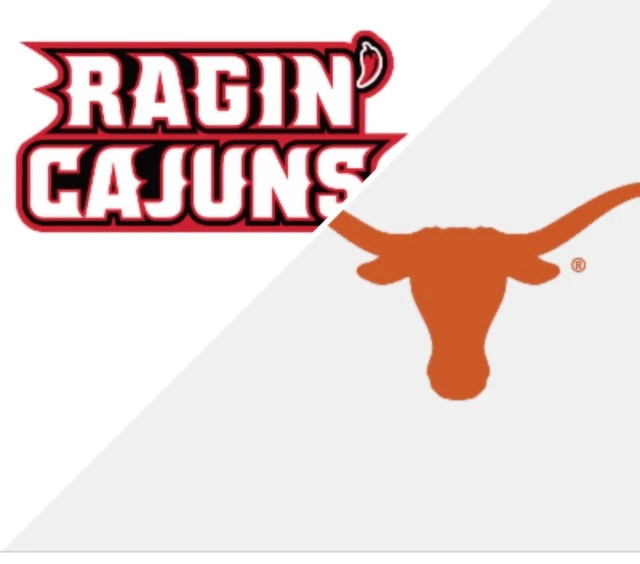  4 Texas Longhorn vs Louisiana Ragin Cajun Football Tickets 9/4/21! First Game!