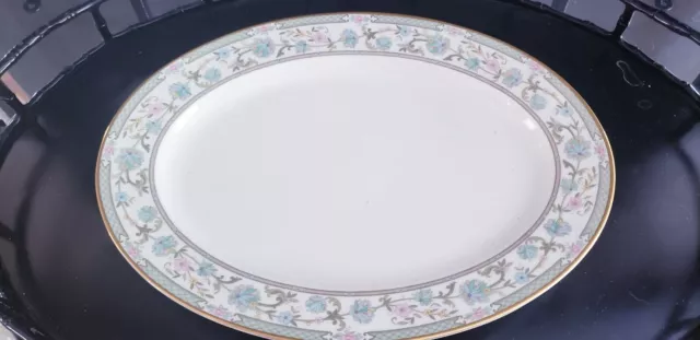 Noritake Ivory China 14" Oval Serving Platter MIYOSHI #7194