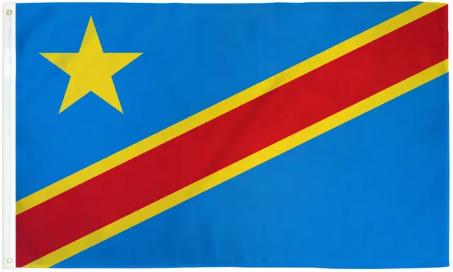 Congo Democratic Republic Flag 2x3ft Flag of Congo Dem Rep Congolese Flag 2x3