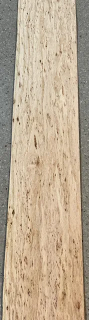 Birdseye Red Oak Wood Veneer: 7 Sheets (35” X 6.5”) 11 Sq Ft