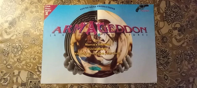 Armageddon 1993 Rave Flyer Scotland A3 Poster