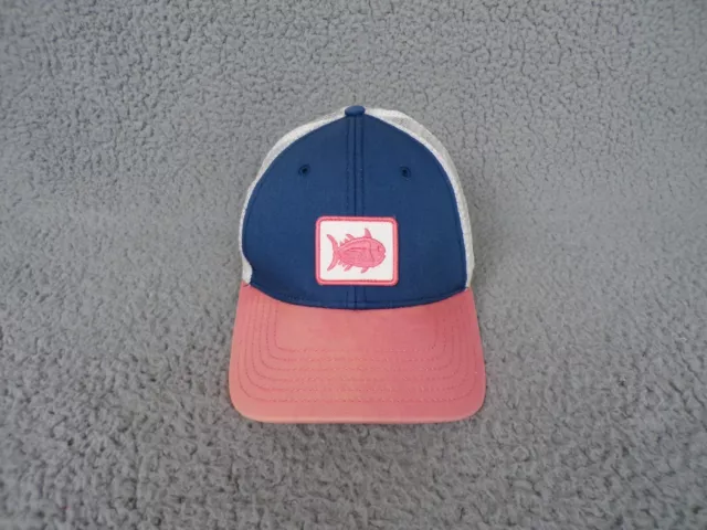 Southern Tide Hat Mens Snapback Blue Pink Fish Dad Adjustable