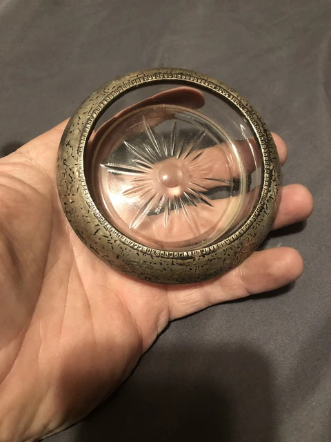 Vintage Frank M. Whiting & Company Sterling Silver Ashtray Coaster