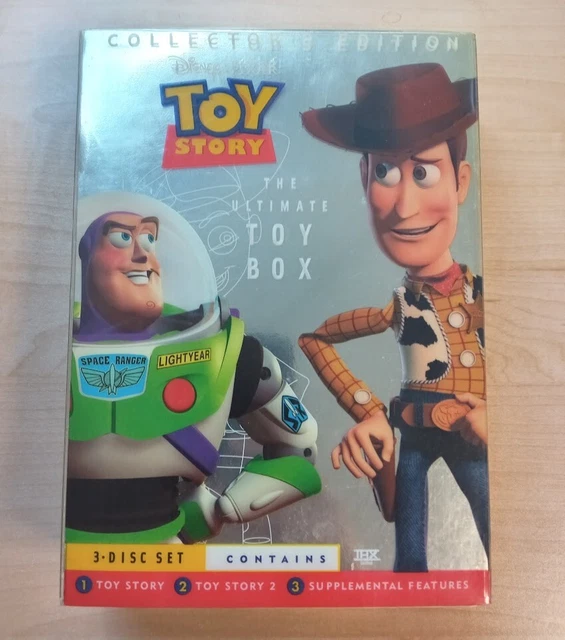 TOY STORY THE Ultimate Toy Box Collector's Edition Disney Pixar 3 Disc