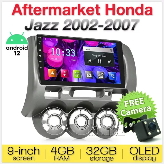 Android Auto CarPlay For Honda Civic Hatch 2002 EP2 EP3 Stereo Radio MP3  MP4 DSP