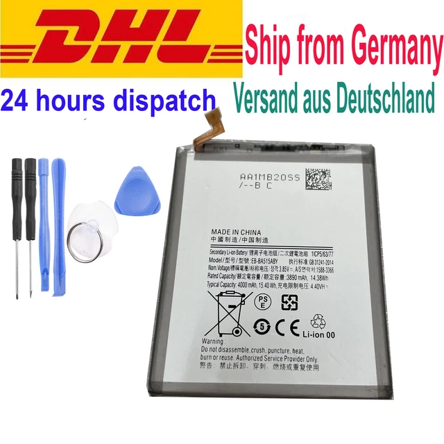 BATERIA SAMSUNG GALAXY A51 Akku SM-A515F Batterie Battery 4000mAh EB ...