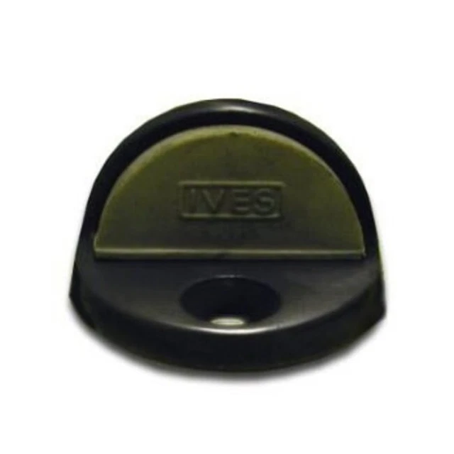 Ives FS436 1"H Dome Floor Door Stop for Doors - Black