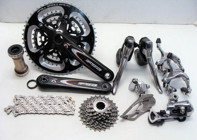 ~ SHIMANO Dura Ace/ FSA K Force 7800 10 Speed TRIPLE Road 8 Piece Groupset ~