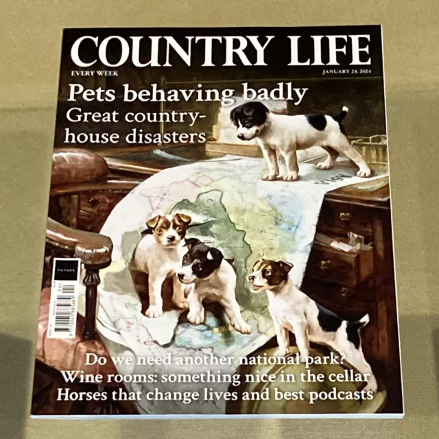 COUNTRY LIFE MAGAZINE 24 January 2024 ISSUE 4. Pets Behaving Badly. VGC