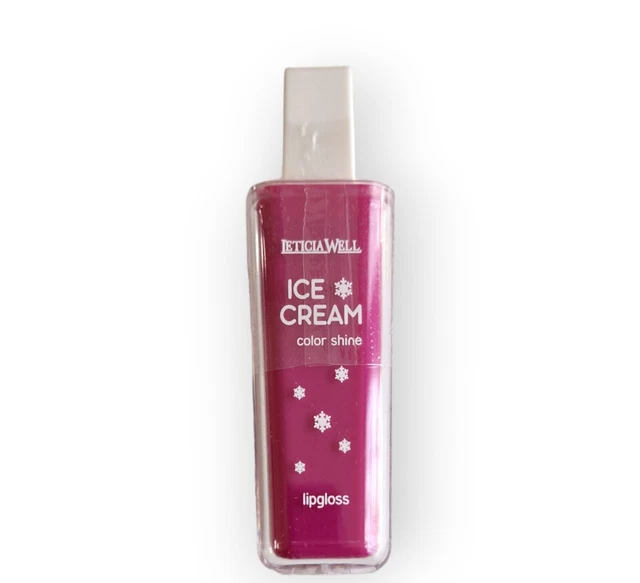 Lip gloss, ice cream color shine, leticia well