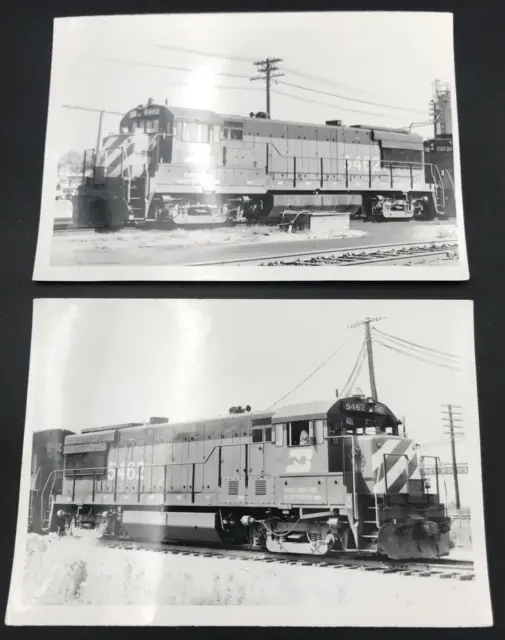 2 Diff Burlington Northern Railroad BN #5462 U28B Locomotive Train Photos
