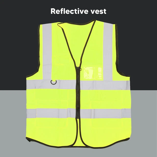 (Verde) Gilet Riflettente Di Sicurezza Gilet Di Sicurezza Ad Alta