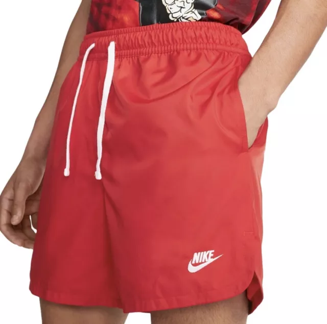 Nike Sportswear Woven Lined Flow Shorts Size XL Red Mens DM6829-657