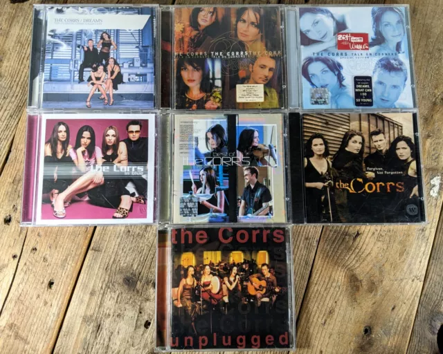 The Corrs CD Album Bundle x7: Forgiven Not Forgotten, Talk on Corners, In Blue