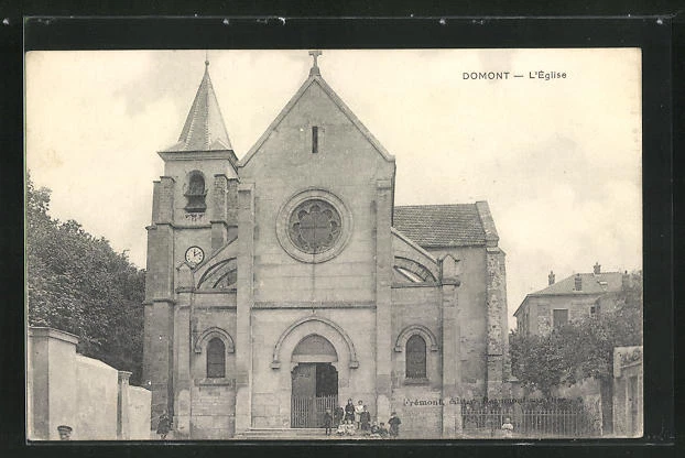 CPA Domont, L´Eglise