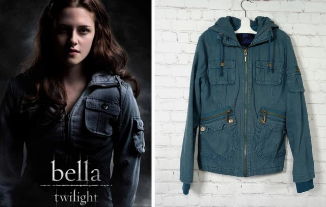 Jack BB Dakota Bella Swan Twilight Jacket Blue RARE Women's Size Medium