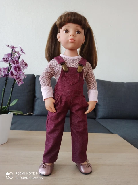 Tenue Salopette Pour Poupée Gotz 50 Cm Ou Même Gabarit