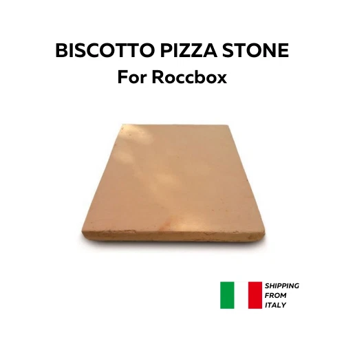BISCOTTO STONE FOR ROCCBOX - 35x33x2 CM PIZZA OVEN
