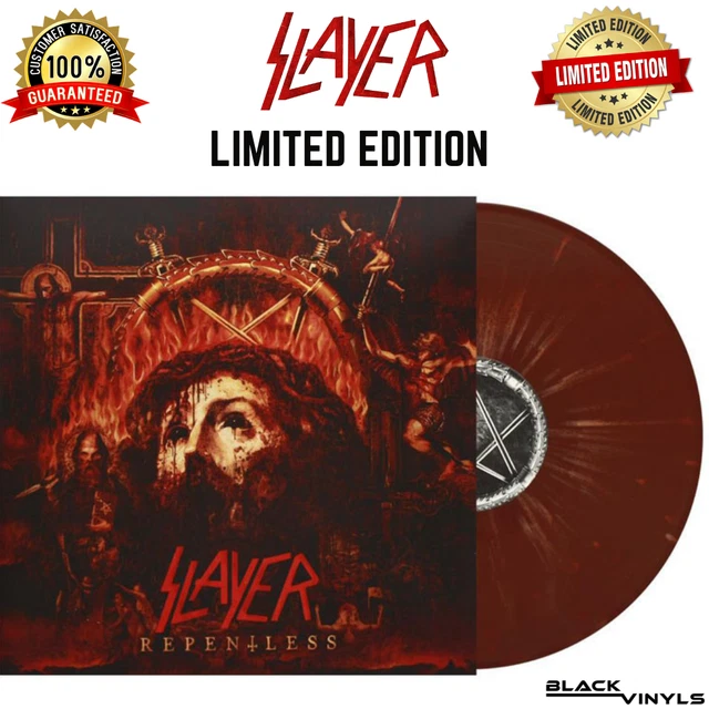 SLAYER REPENLTESS LP LTD SPLATTER MARBLED killogy south reign final tour