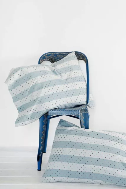 Urban Outfitters Sun Faded Stripe Blue Set of Two 2 Stand. Shams by 4040 Locust