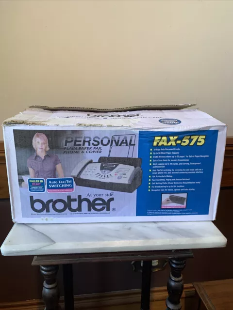 Brother FAX-575 Personal Fax Machine and Copier New in Open Box