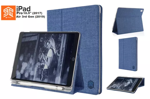 Housse magnétique pour iPad Pro 12,9 avec support pliable et fonction de  veille/réveil automatique(