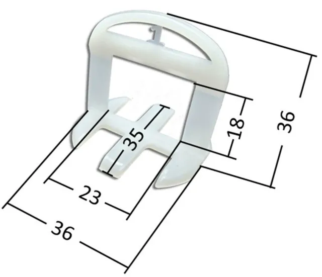 Zuglaschen Fliesen Verlegehilfe 1mm 1,5mm 2mm 3mm Nivelliersystem Laschen Fuge