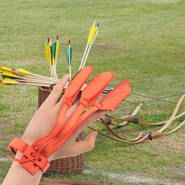 Gant De Tir À L'arc Doigtiers De Sport Accessoires Sportifs Outil