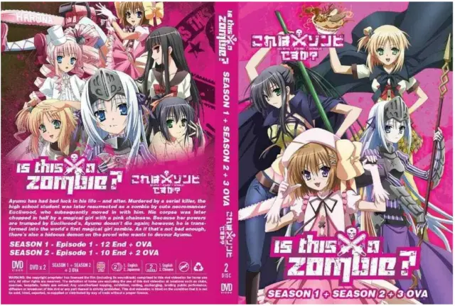 ENGLISH DUBBED Is This A Zombie? (Season 1&2: VOL.1 - 22 End + 3 OVA) DVD