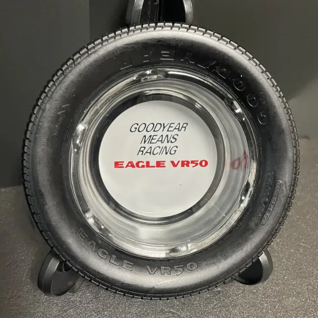 Rare Vintage Tire Ashtray Good Year EAGLE VR50 P255/50VR16