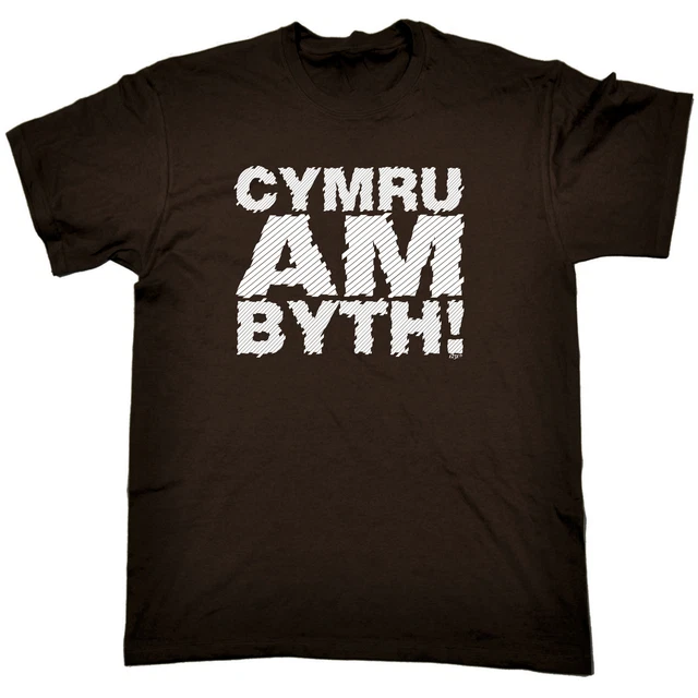 Cymru Am Byth Welsh Wales - Mens Funny Novelty Top Gift T Shirt T-Shirt Tshirts