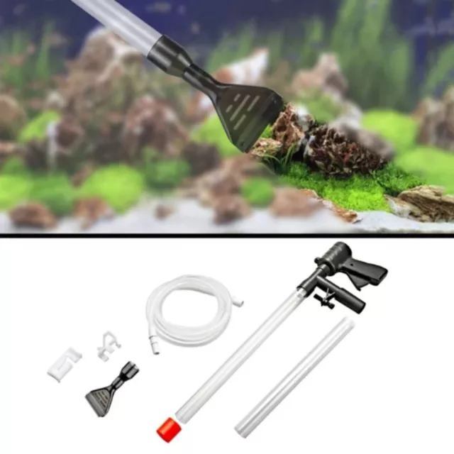 Removable Aquarium Gravel Cleaner Water Flow Sand Cleaner  For Fish Tank