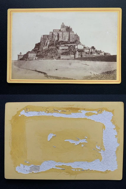 Carte Cabinet Vintage - Vue Générale De Limoges - Tirage Albuminé Original Circa 1880