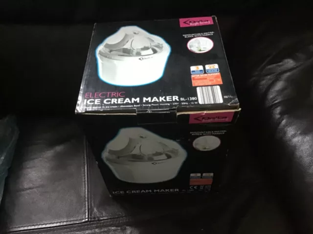 DELTA HIGH LIVING electric ice cream maker bl 1380 brand new in box look at pics 39.99 PicClick UK