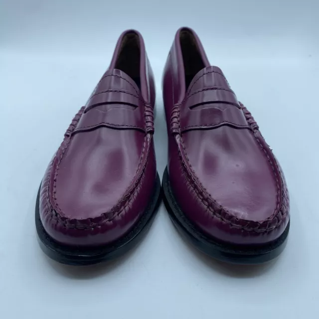 GH Bass & Co Whitney Candy Weejuns Womens 6M Loafer Plum Purple Shoes NWOB